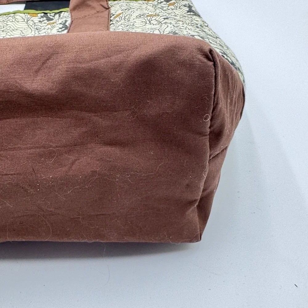 Diisney Parks Quilted Tote Bag With Bambi Flower &Thumper!! Mushroom CottageCore